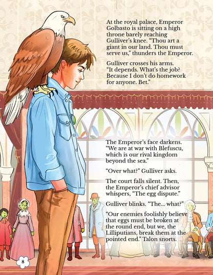 Lil Legends  Around the World in 80 Days, A Timeless Classic Re-Imagined for Today | Illustrated Story Book | Vocabulary, Imagination and Value Booster Story | For Age 7+ 
