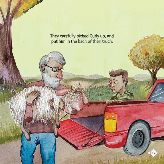 Lil Legends A Life Lesson for Kids Series, A Goat Called Curly  - A Story About Vehicle Safety | Value-based Picture Story Board Book | For Age 4–8 
