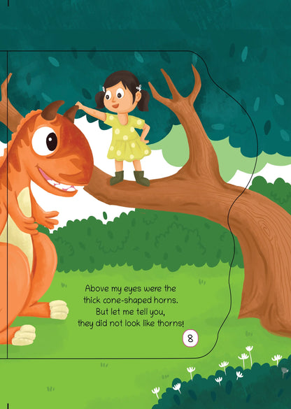 Lil Legends Dino Shaped Board Book for Kids | I am a Carnotaurus | Illustrated Dinosaur Story Book | Early Learning Picture Book | Age 2-5 Years | Board Book | Durable Edition