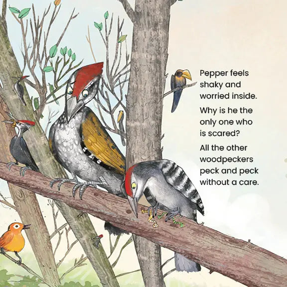 Lil Legends Mindful Moments Series -  Pepper's Peck, Lost Wallet, Hunger Pangs and Final Goodbye | Set of 4 Books for Kids | Illustrated Stories to Build Courage and Resilience | Age 5+ 