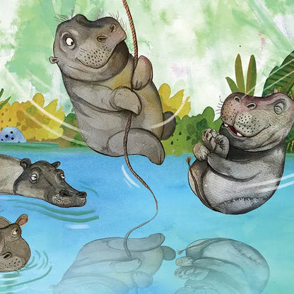 Lil Legends A Life Lesson for Kids Series, A Hippo Called Henry - A Story About Team Spirit | Value-based Picture Story Board Book | Age 4–8 
