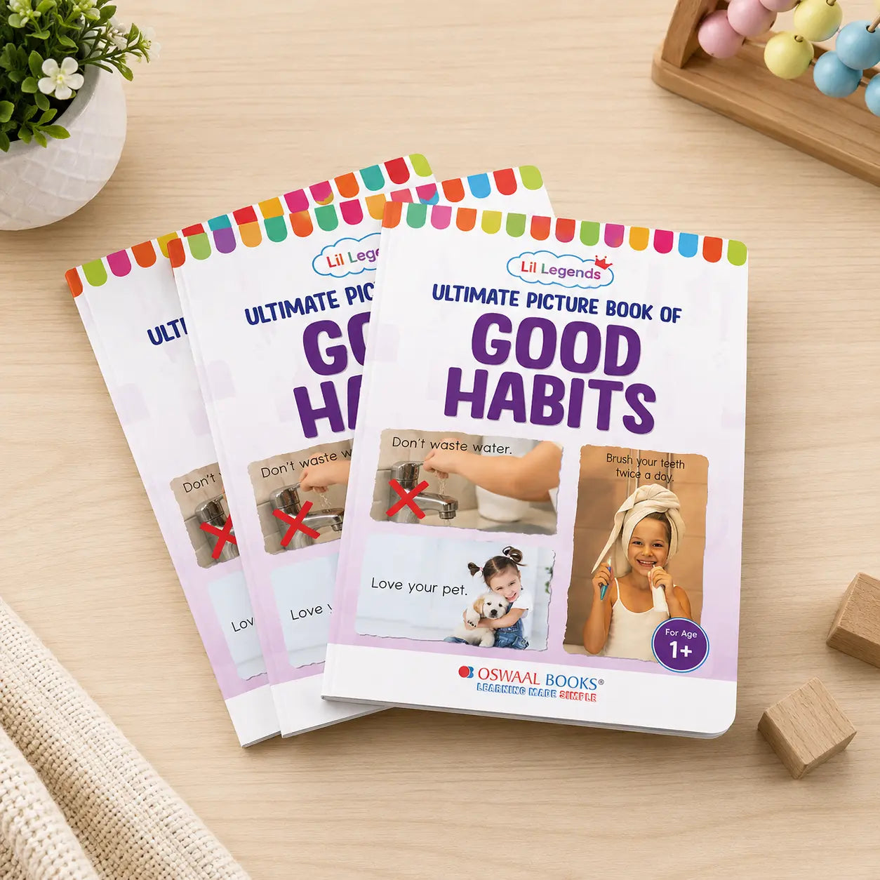 Lil Legends Picture Book for Kids Age 1+ Years - Learn About Good Habits | Early Learning Illustrated Book with Colourful Pictures | First Words Book for Toddlers & Preschoolers 