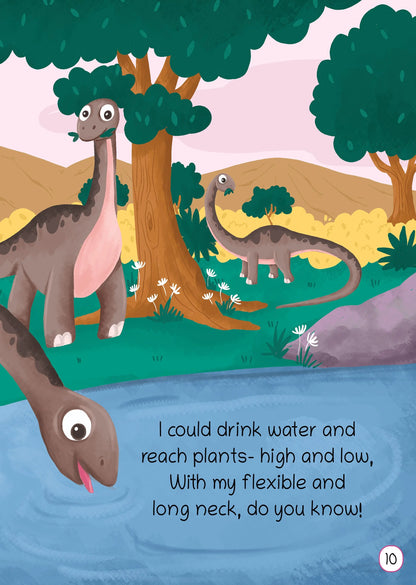 Lil Legends Padded Board Book for Kids | I am a Diplodocus | Illustrated Dinosaur Book for Toddlers | Durable Early Learning Picture Book | Age 2–5 Years | Padded Cover Edition 