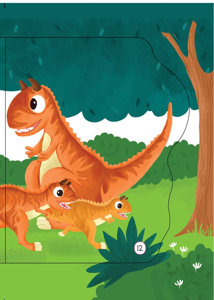 Lil Legends Dino Shaped Board Book for Kids | I am a Carnotaurus | Illustrated Dinosaur Story Book | Early Learning Picture Book | Age 2-5 Years | Board Book | Durable Edition