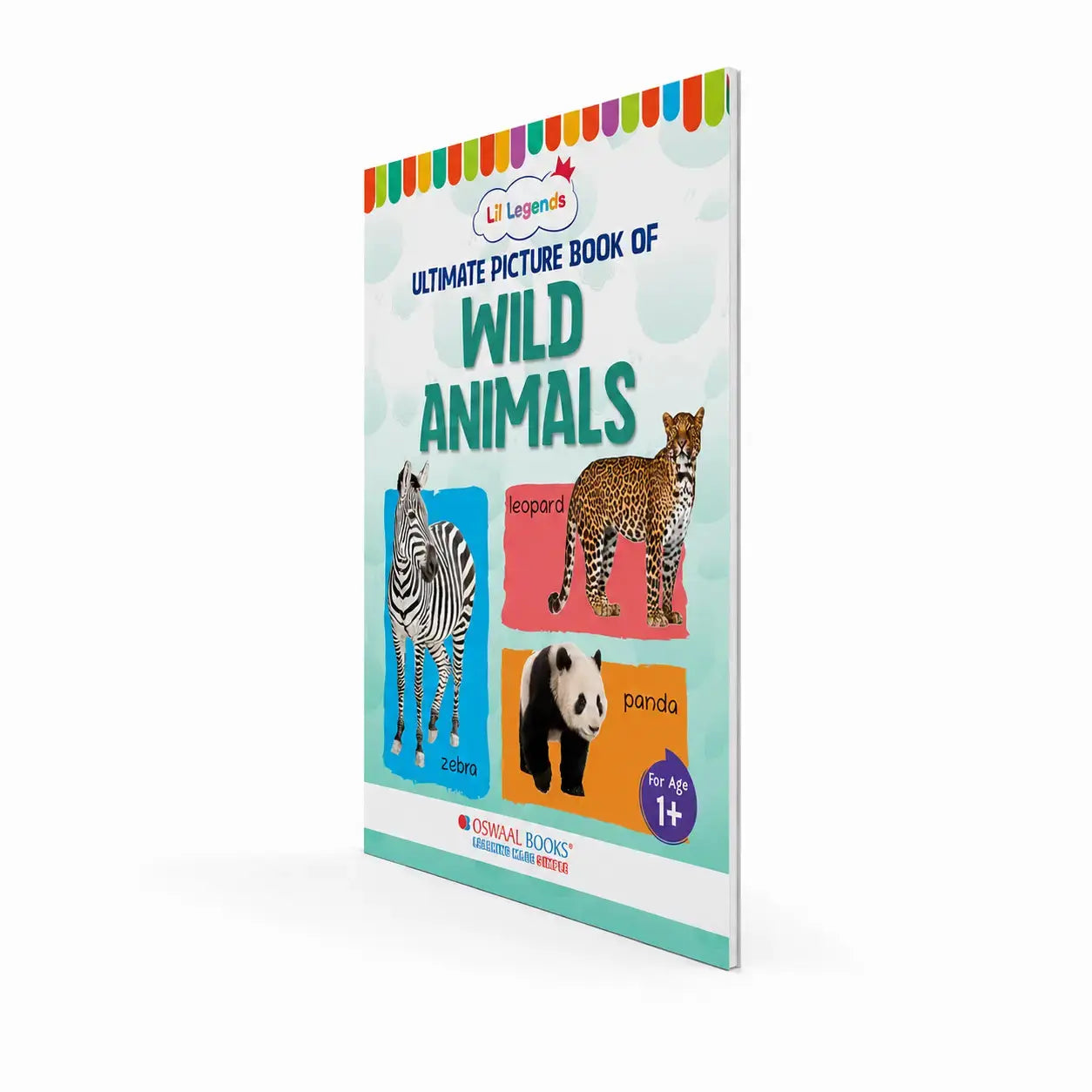 Lil Legends Picture Book for Kids Age 1+ Years - Learn About Wild Animals | Early Learning Illustrated Book with Colourful Pictures | First Words Book for Toddlers & Preschoolers 
