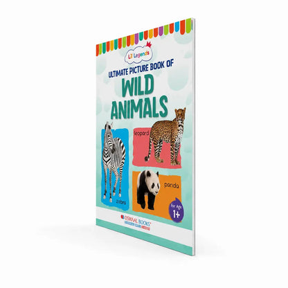 Lil Legends Picture Book for Kids Age 1+ Years - Learn About Wild Animals | Early Learning Illustrated Book with Colourful Pictures | First Words Book for Toddlers & Preschoolers 