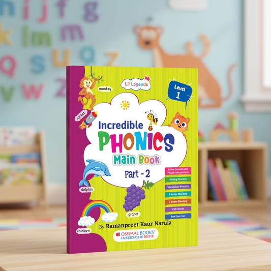 Phonics Book for Kids Age 3–6 – Level 1 Part 2 | Learn Blending & First Word Reading 