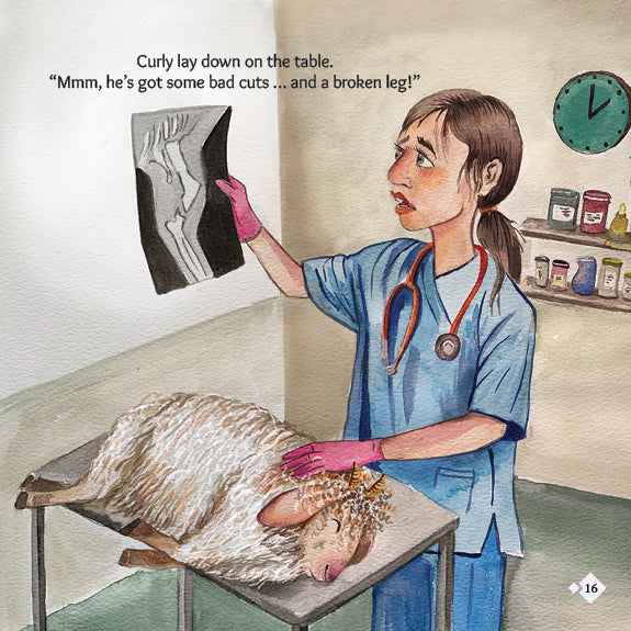 Lil Legends: A Goat Called Curly -Car danger 