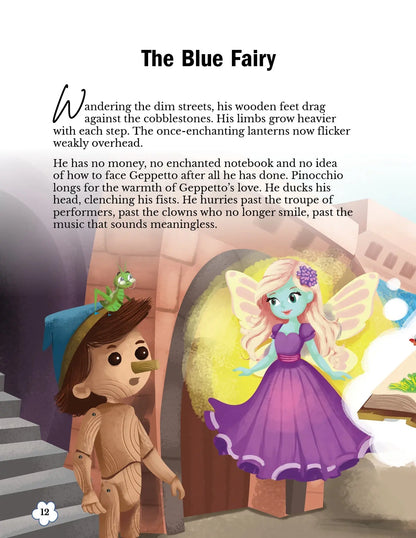 Lil Legends Re-Imagined Classics for Kids | Pinocchio | Illustrated Classic Story Book | Vocabulary, Imagination & Moral Values | Picture Book | Age 7+ Years