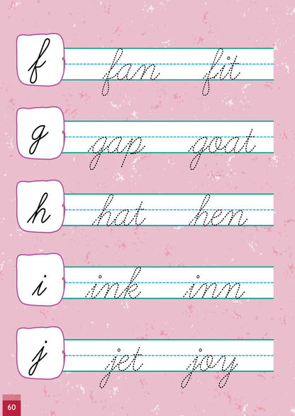 Lil Legends Lowercase Cursive Tracing & Vocabulary Workbook for Kids | Level 2 Handwriting Practice Book | Learn Letter Formation & Improve Writing Skills | Age 4+