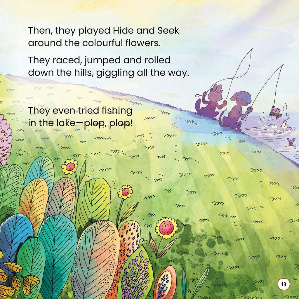 Lil Legends Friendship Basket: a wet picnic