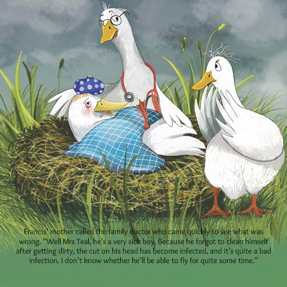 Lil Legends: A Duck Called Francis -Being clean 