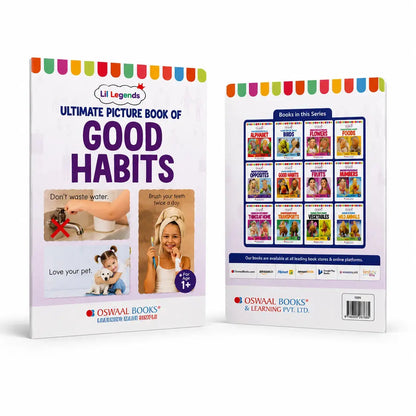 Lil Legends Picture Book for Kids Age 1+ Years - Learn About Good Habits | Early Learning Illustrated Book with Colourful Pictures | First Words Book for Toddlers & Preschoolers 