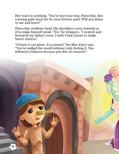 Lil Legends Re-Imagined Classics for Kids | Pinocchio | Illustrated Classic Story Book | Vocabulary, Imagination & Moral Values | Picture Book | Age 7+ Years
