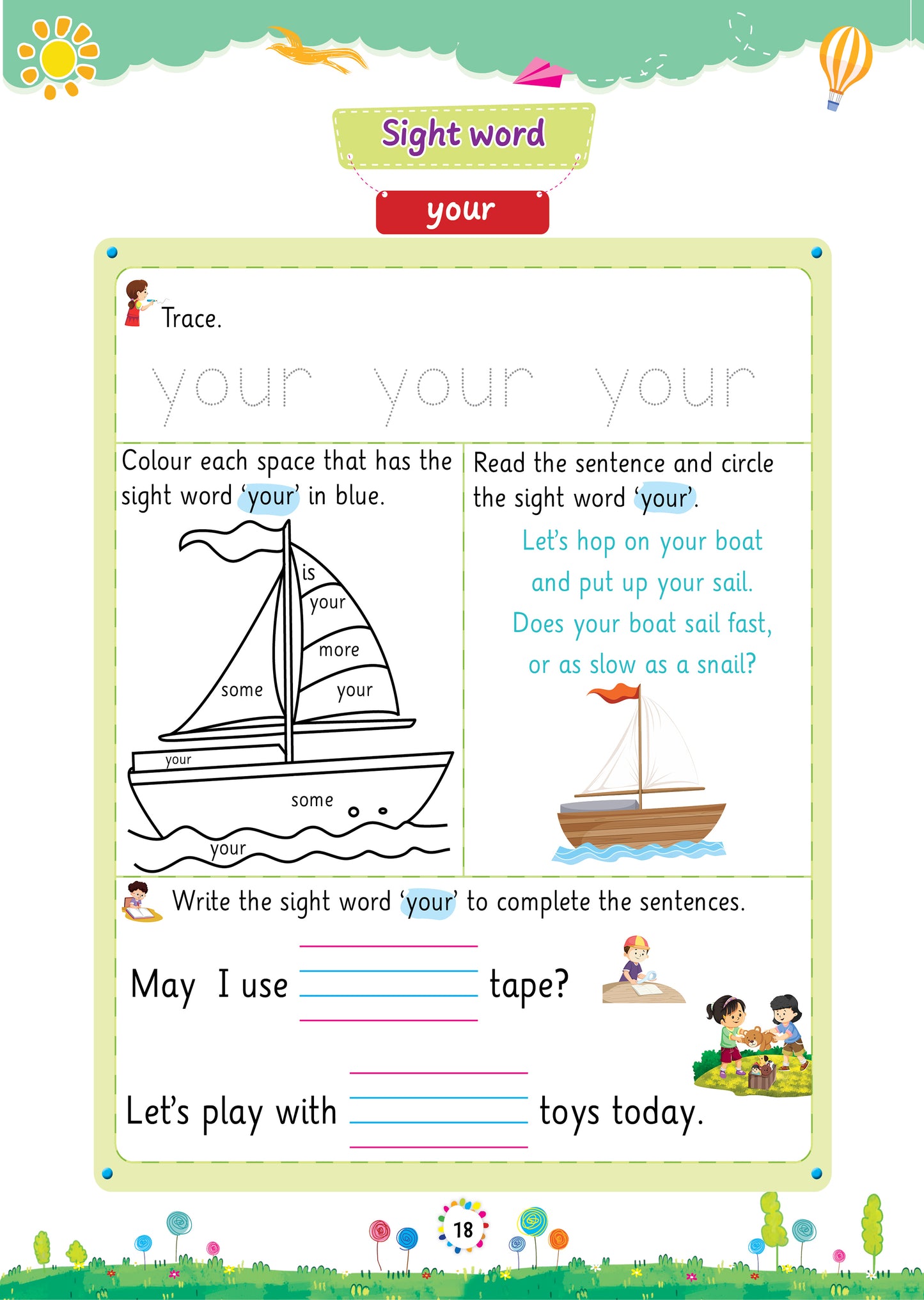 Lil Legends Incredible Phonics Level 3 Sight Words