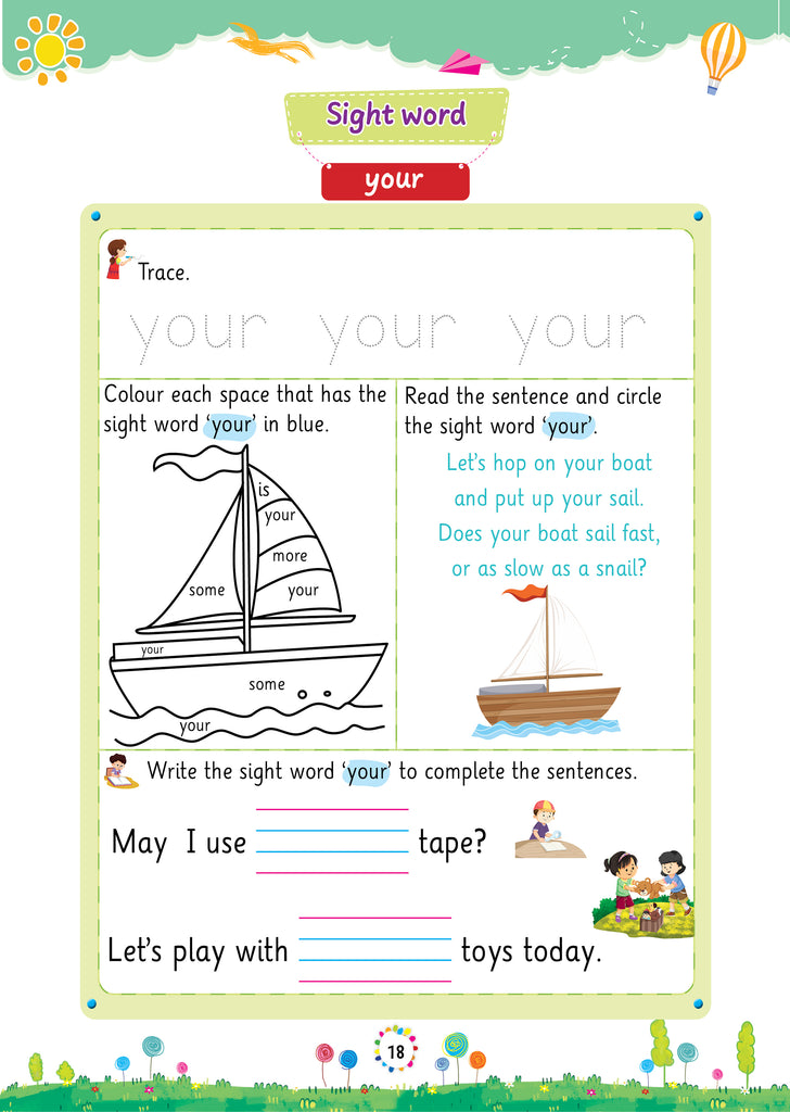 Lil Legends Incredible Phonics Level 3 Sight Words