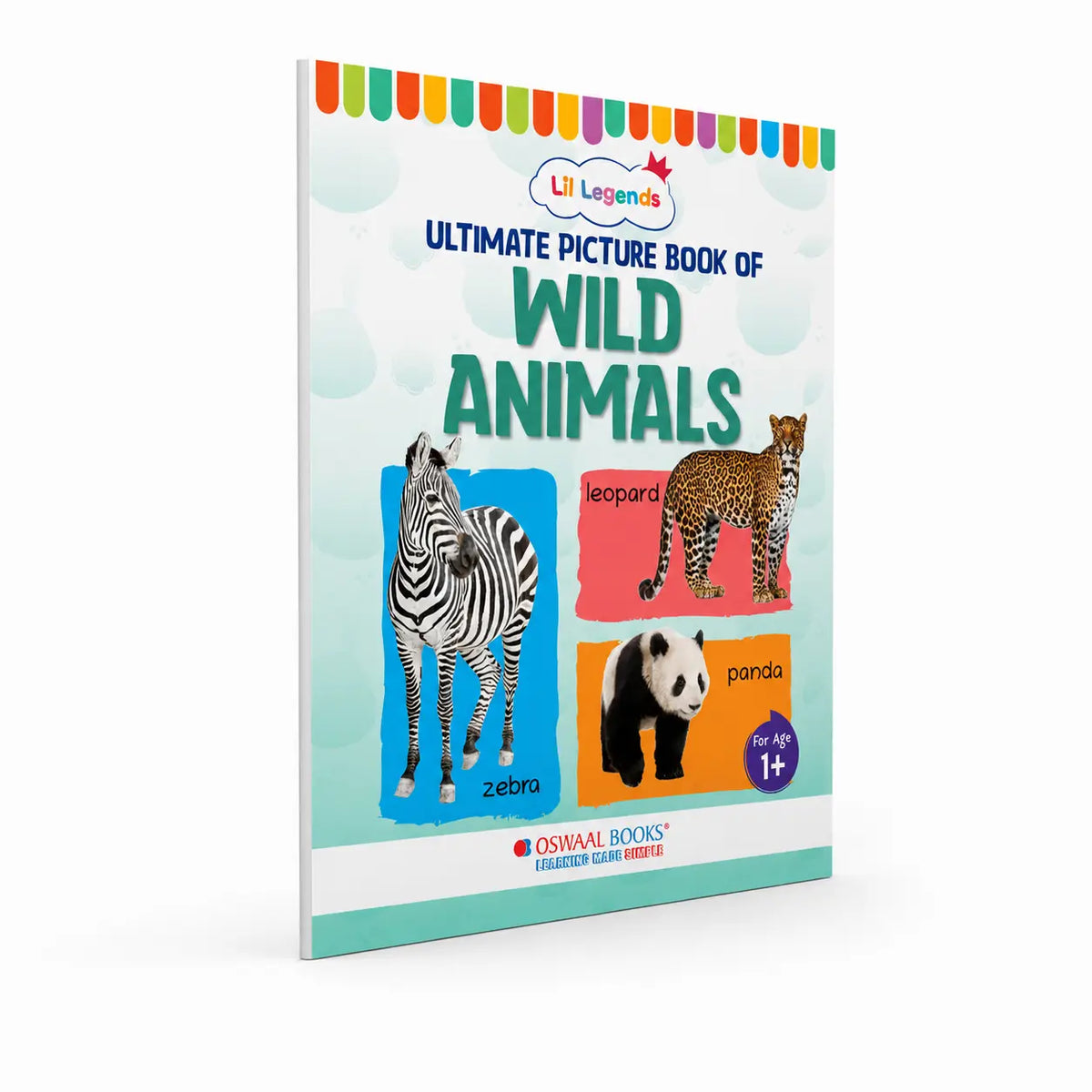 Lil Legends Picture Book for Kids Age 1+ Years - Learn About Wild Animals | Early Learning Illustrated Book with Colourful Pictures | First Words Book for Toddlers & Preschoolers 