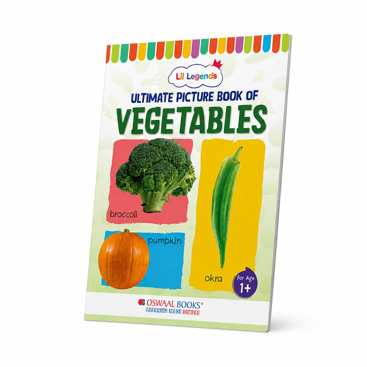 Lil Legends Picture Book for Kids Age 1+ Years - Learn About Vegetables | Early Learning Illustrated Book with Colourful Pictures | First Words Book for Toddlers & Preschoolers 