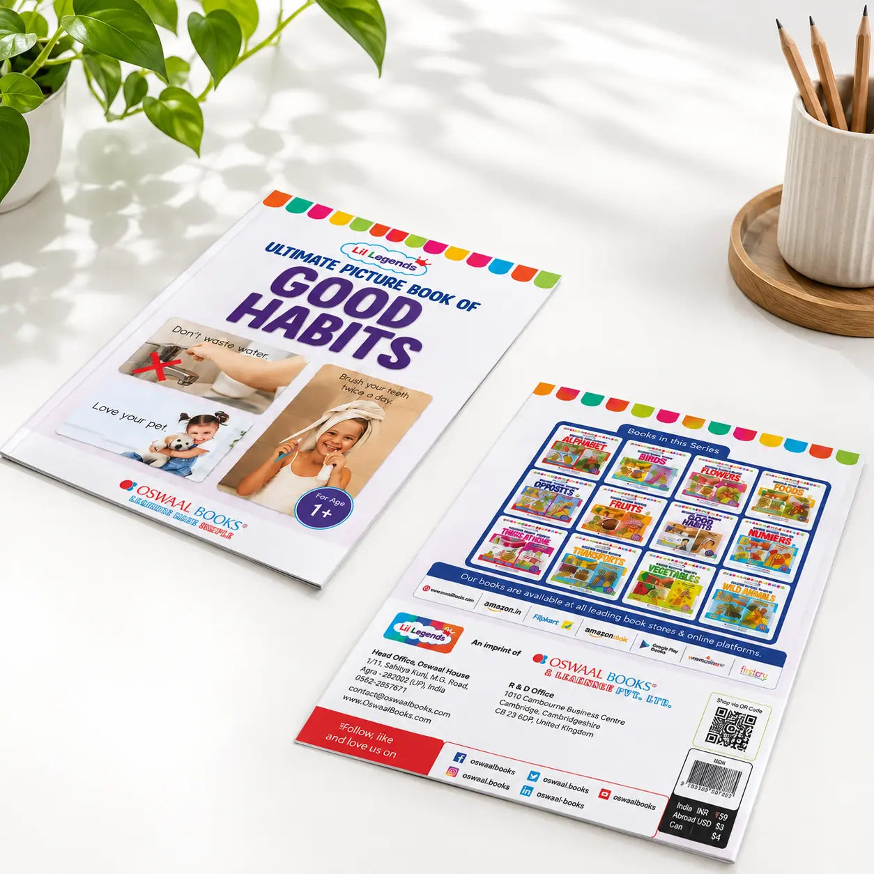 Lil Legends Picture Book for Kids Age 1+ Years - Learn About Good Habits | Early Learning Illustrated Book with Colourful Pictures | First Words Book for Toddlers & Preschoolers 