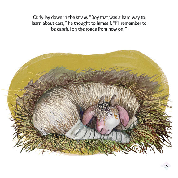 Lil Legends: A Goat Called Curly -Car danger 