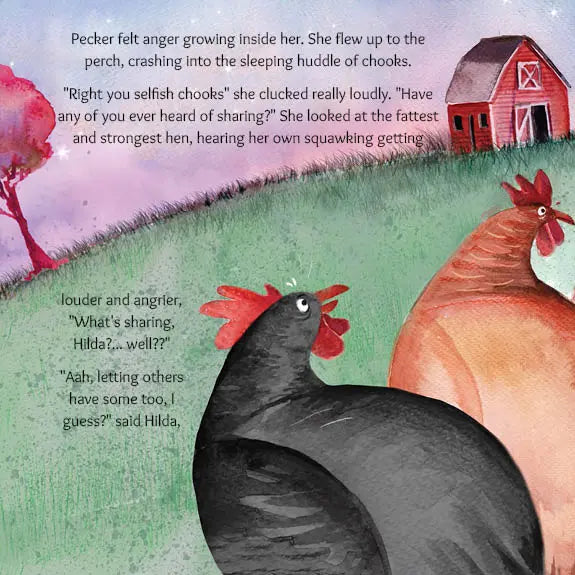 Lil Legends A Life Lesson for Kids Series, A Hen Called Pecker - A Story About Sharing | Value-based Picture Story Board Book | For Age 4–8 