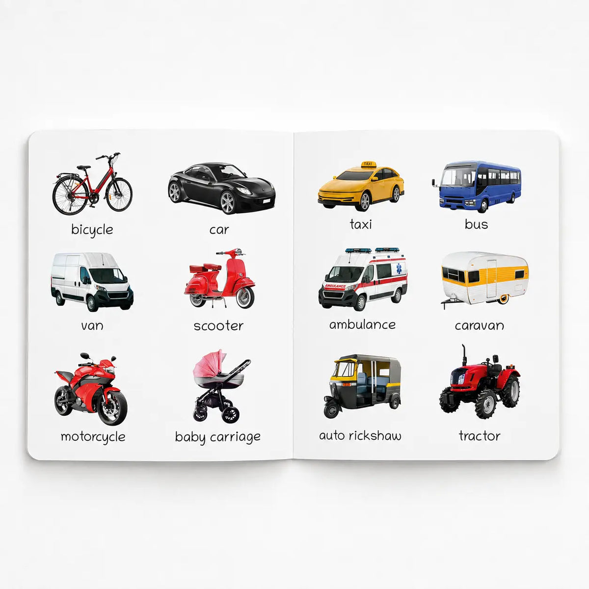 Lil Legends Picture Book for Kids Age 1+ Years - Learn About Transport & Vehicles | Early Learning Illustrated Book with Colourful Pictures | First Words Book for Toddlers & Preschoolers 