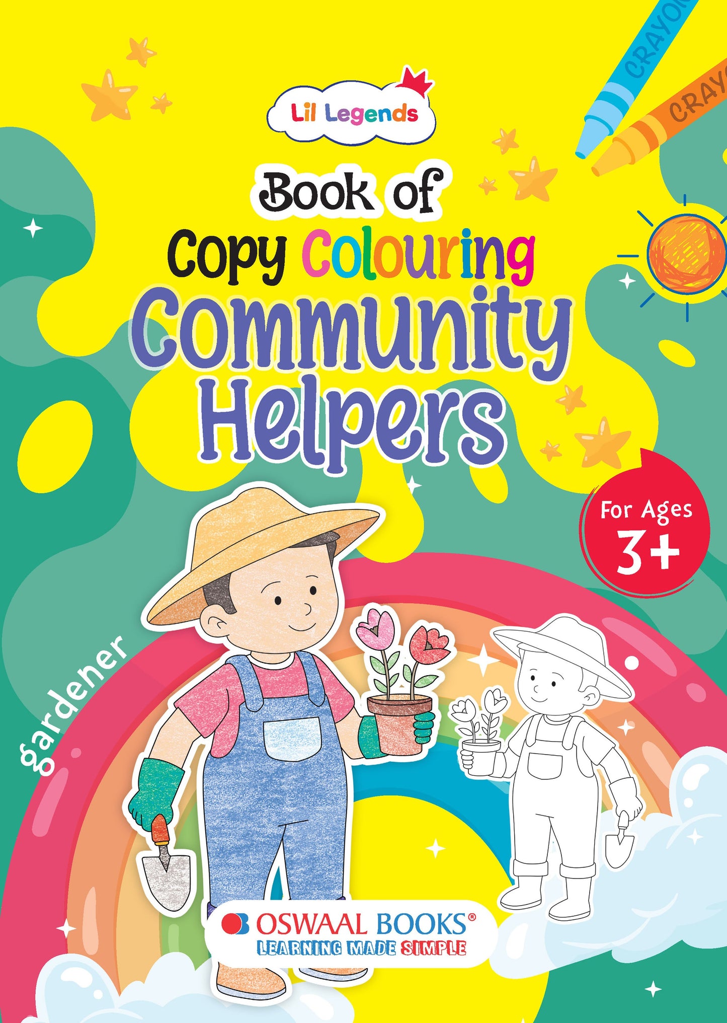 Book of Copy Colouring: Community Helpers for Kids | Fun Colouring Activity Book | Ages 3+