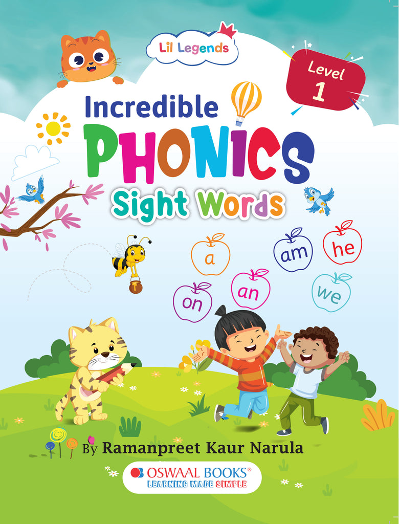 Lil Legends Incredible Phonics Level 1 Sight Words