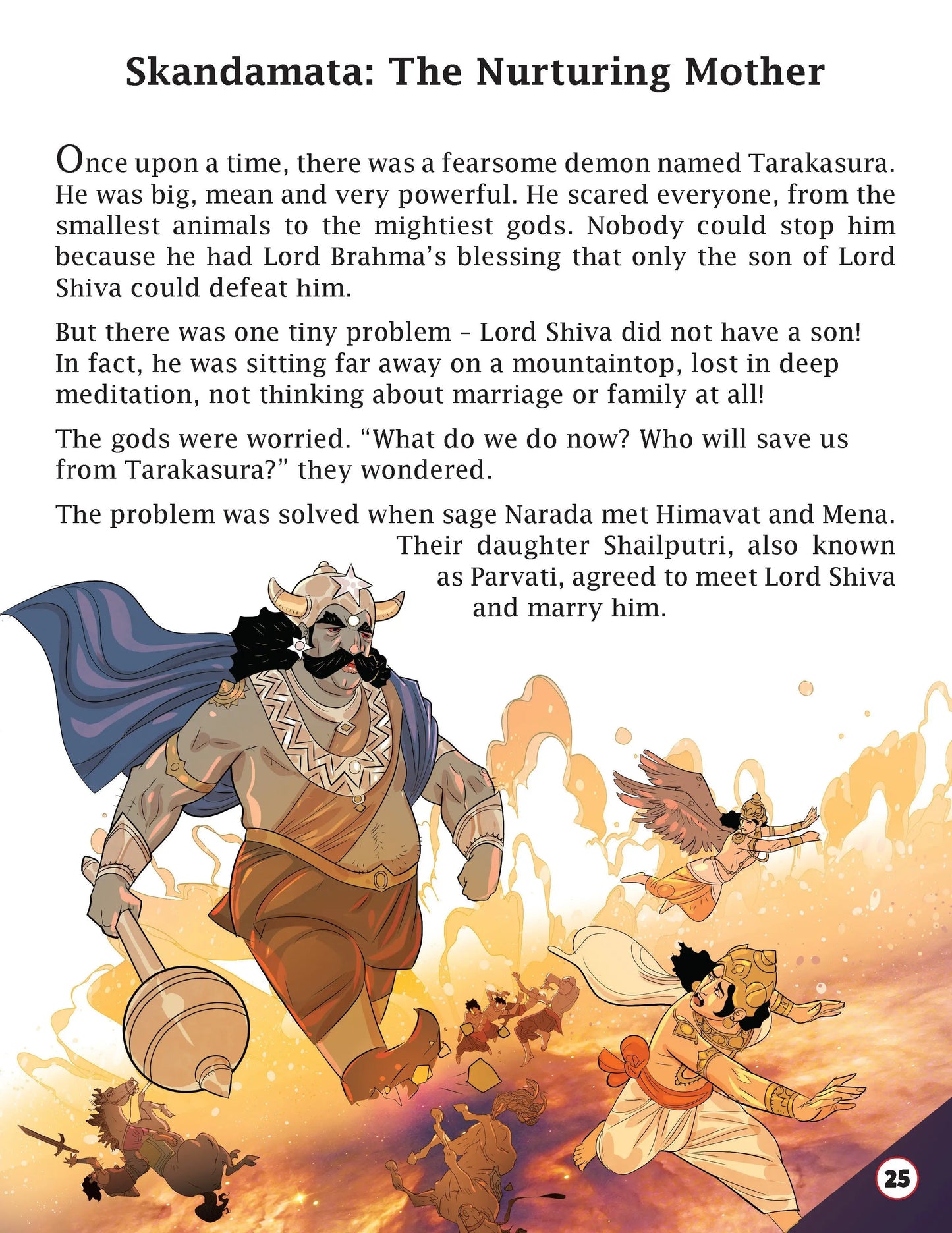 Lil Legends Mythological Tales Set of 4 Books for Kids Age 7+ Years - Ramayan, Mahabharat, Navadurga & Hanuman | Illustrated Hindu Mythology Stories for Children