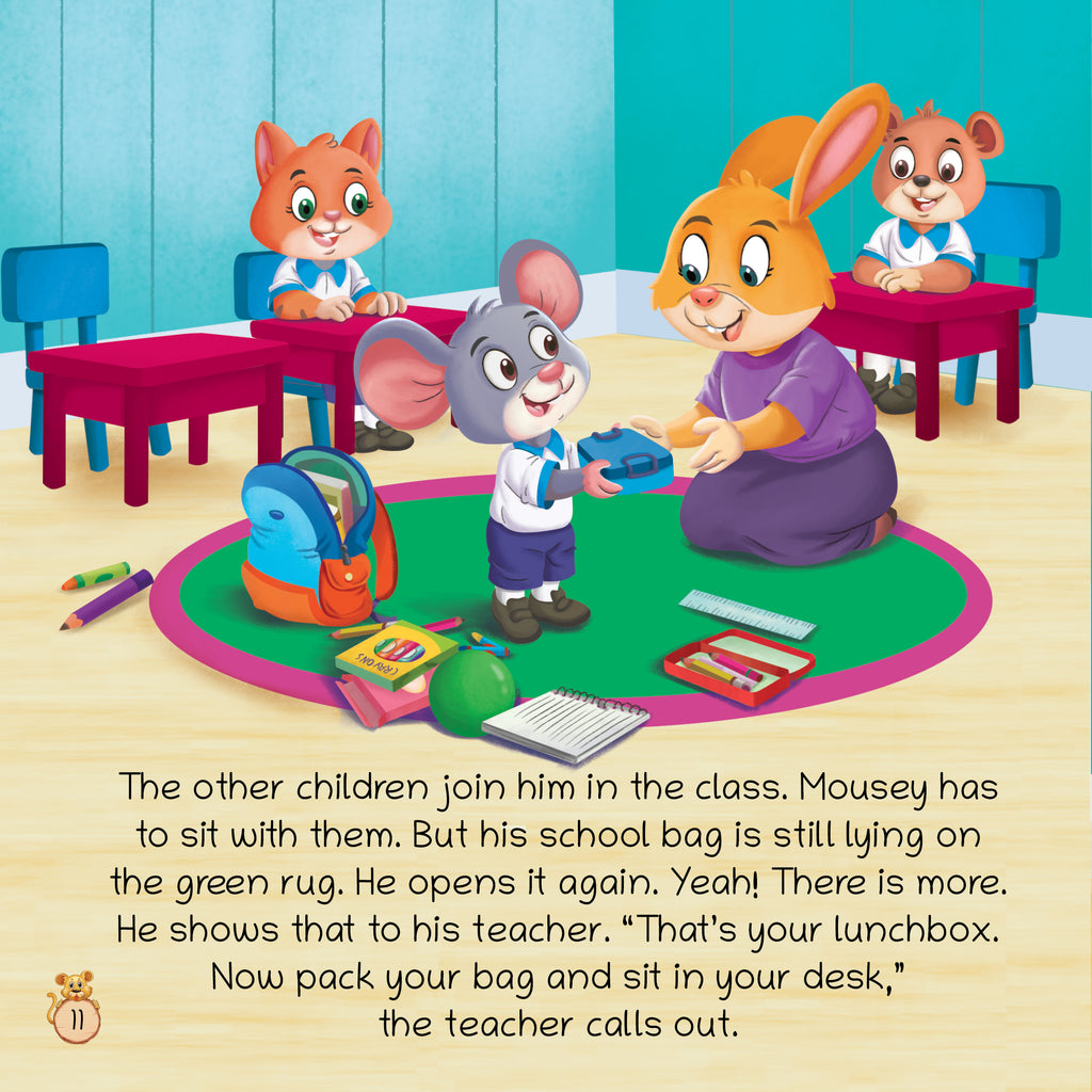 Lil Legends Look Inside Mousey’s School Bag