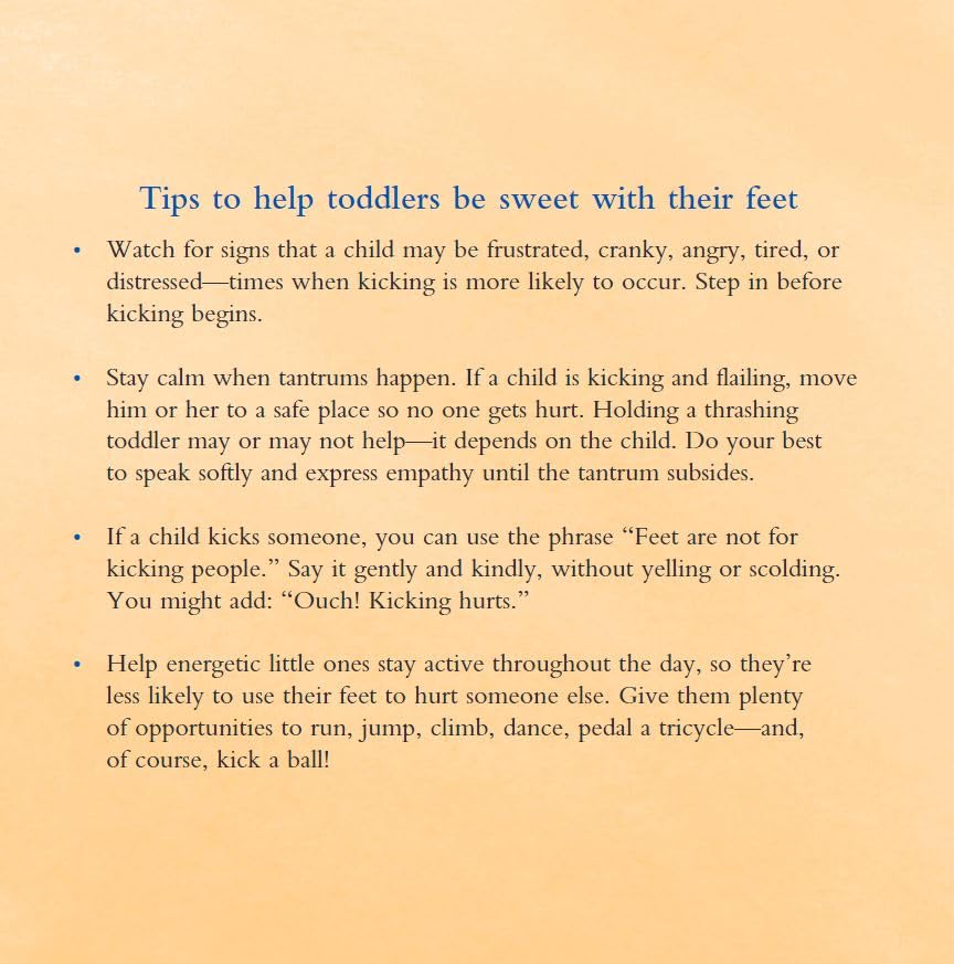 Feet Are Not for Kicking (Best Behaviour Series) — Gentle Board Book for Toddlers (Ages 1-4 yrs) | Teaches Kindness & Self-control | by Free Spirit Publishing