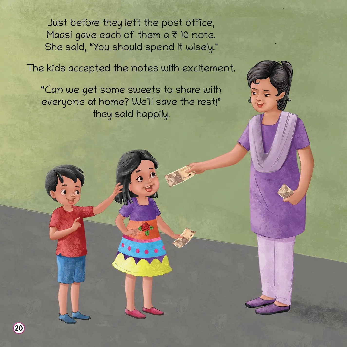 Lil Legends: A Trip to Village Post Office, A book for Financial Literacy