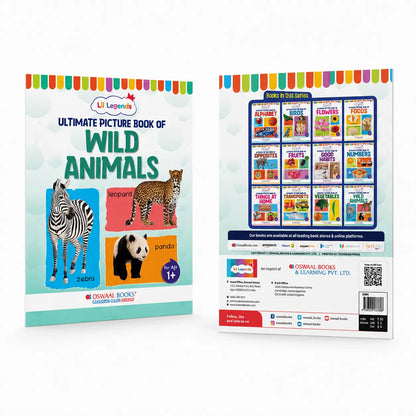 Lil Legends Picture Book for Kids Age 1+ Years - Learn About Wild Animals | Early Learning Illustrated Book with Colourful Pictures | First Words Book for Toddlers & Preschoolers 