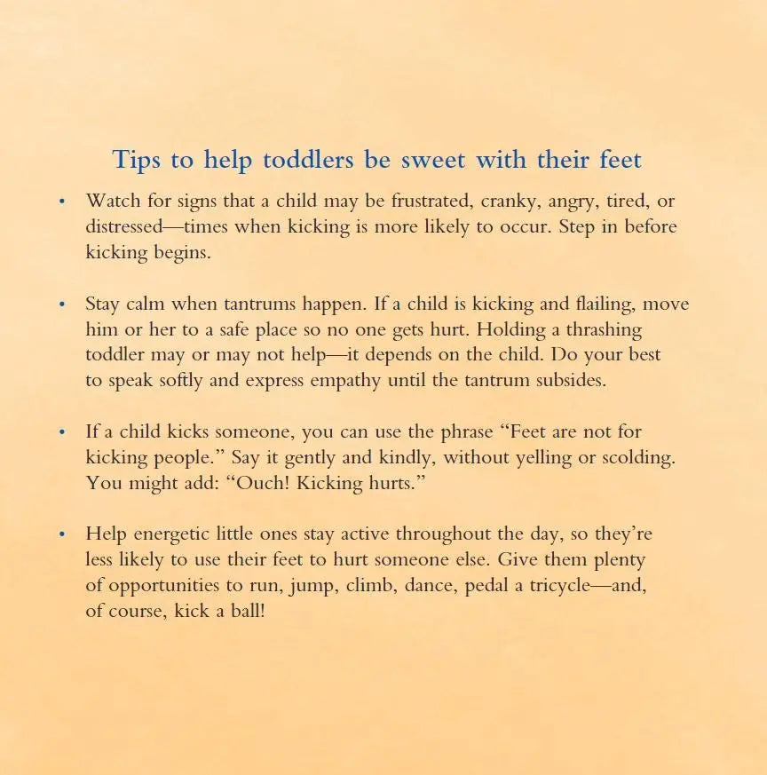 Feet Are Not for Kicking (Best Behaviour Series) — Gentle Board Book for Toddlers (Ages 1-4 yrs) | Teaches Kindness & Self-control | by Free Spirit Publishing 