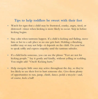 Feet Are Not for Kicking (Best Behaviour Series) — Gentle Board Book for Toddlers (Ages 1-4 yrs) | Teaches Kindness & Self-control | by Free Spirit Publishing 