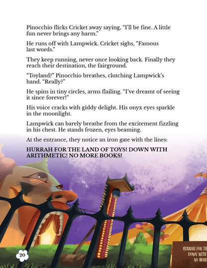 Lil Legends Re-Imagined Classics for Kids | Pinocchio | Illustrated Classic Story Book | Vocabulary, Imagination & Moral Values | Picture Book | Age 7+ Years