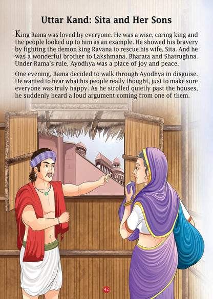 Lil Legends Ramayan & Mahabharat Padded Story Book Set of 2 for Kids Age 7+ Years - Illustrated Indian Mythology Stories for Children | Epic Tales with Colourful Pictures for Young Readers