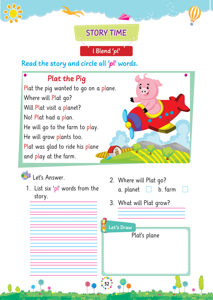 Lil Legends Incredible Phonics Book Level 3 Part 1