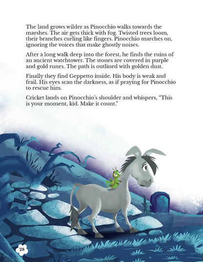 Lil Legends Re-Imagined Classics for Kids | Pinocchio | Illustrated Classic Story Book | Vocabulary, Imagination & Moral Values | Picture Book | Age 7+ Years