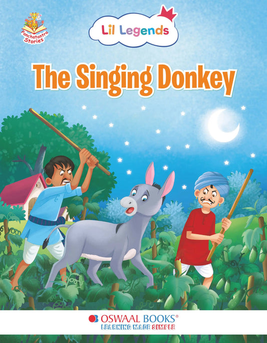 Oswaal Lil Legends Panchatantra Stories for Kids Age 2+ Years - The Singing Donkey | Short Illustrated English Bedtime Stories with Colourful Pictures | Picture Book for Early Readers