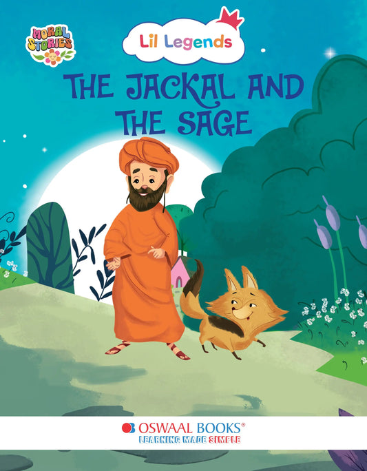 Oswaal Lil Legends Moral Story Books for Kids Age 2+ Years - The Jackal and The Sage | Short English Bedtime Stories with Colourful Illustrations | Picture Book for Early Readers