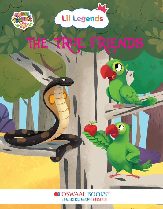 Oswaal Lil Legends Moral Story Books for Kids Age 2+ Years - The True Friends | Short English Bedtime Stories with Colourful Illustrations | Picture Book for Early Readers