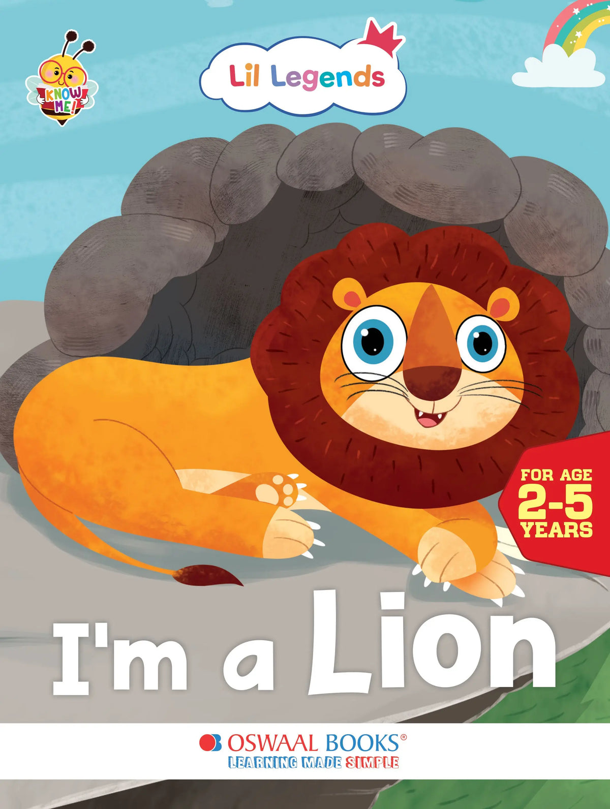 Oswaal Lil Legends Know Me Series for Kids | I am a Lion | Fascinating Wild Animal Book | Illustrated Picture Book | Age 2+ Years | Early Learning Fun | Paperback 