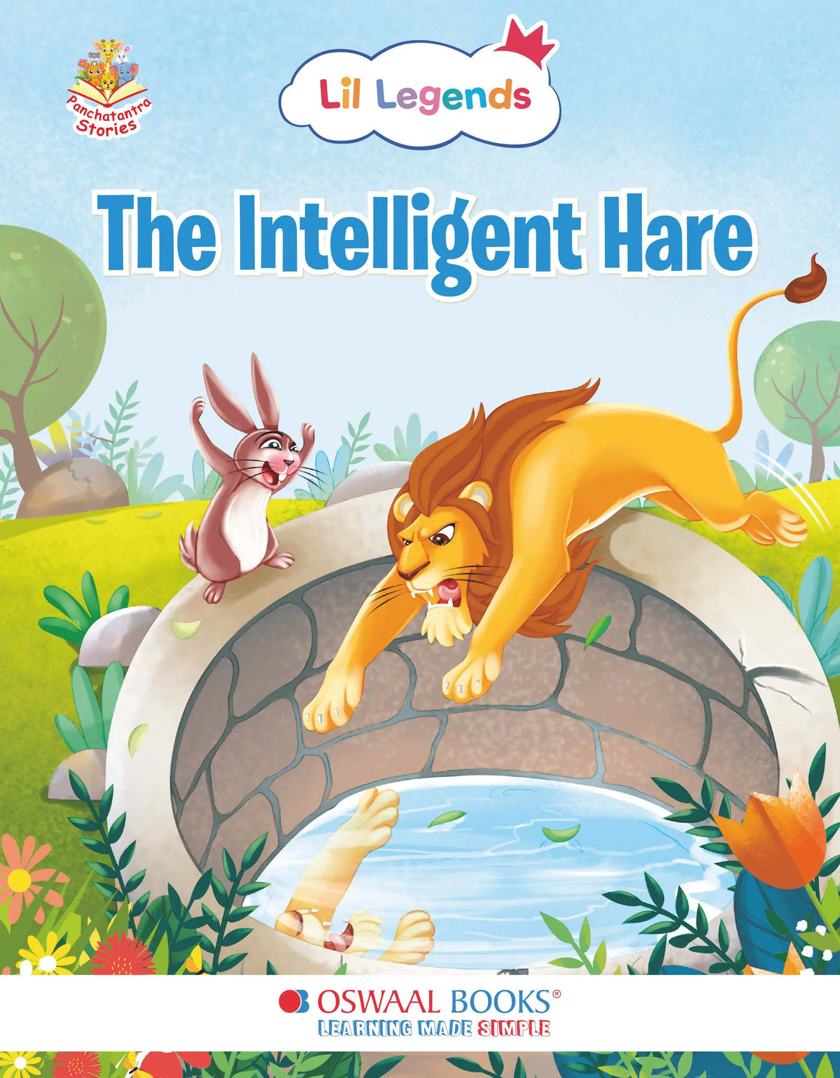 Oswaal Lil Legends Panchatantra Stories for Kids Age 2+ Years - The Intelligent Hare | Short Illustrated English Bedtime Stories with Colourful Pictures | Picture Book for Early Readers 