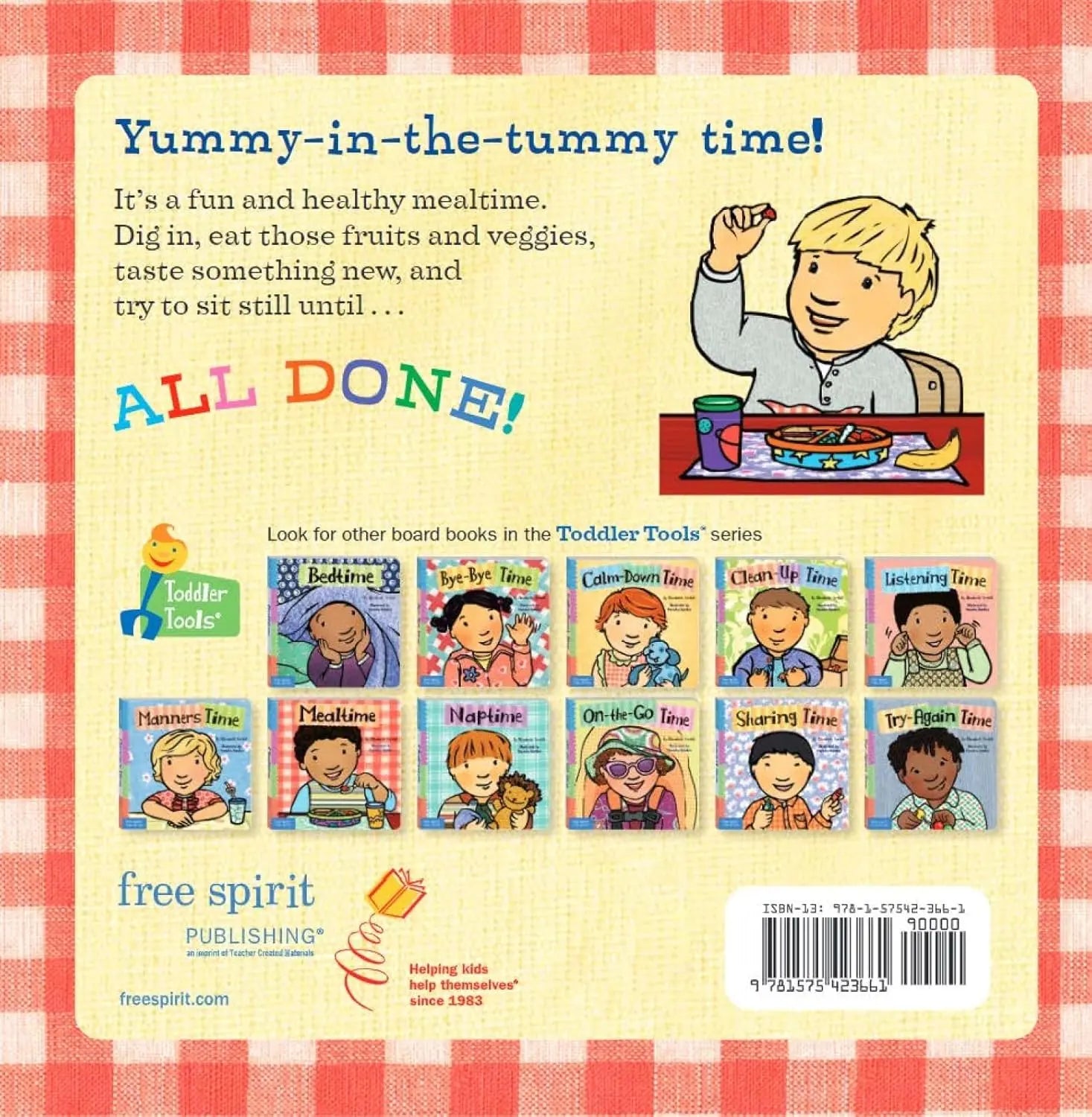 Mealtime (Toddler Tools Series) — Gentle Board Book for Toddlers (Ages 1–3 yrs) | Build Healthy Eating & Table-Habits | by Free Spirit Publishing 