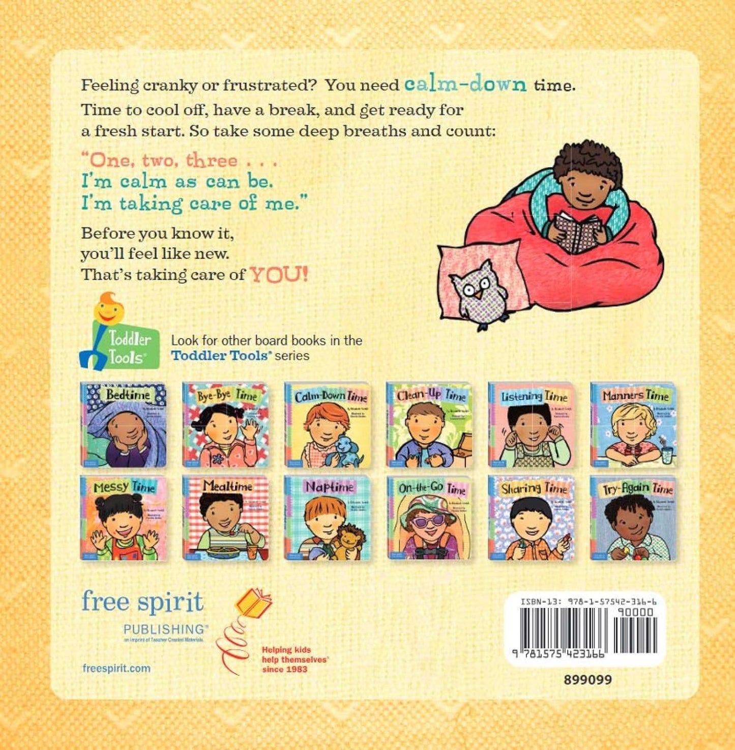 Calm Down Time (Toddler Tools Series) — Gentle Board Book for Toddlers (Ages 1–3 yrs) | Build Self-Soothing & Emotional Regulation Skills | by Free Spirit Publishing