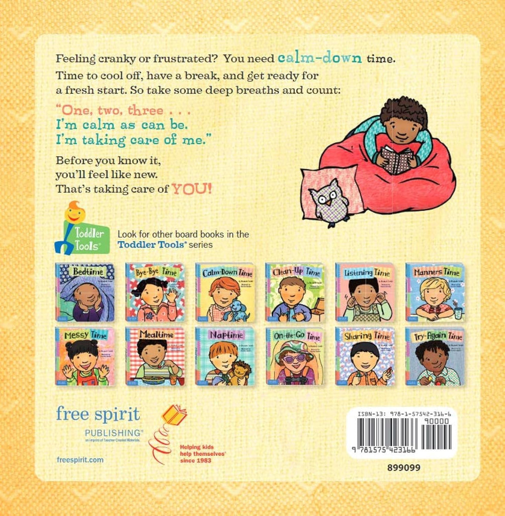 Calm Down Time (Toddler Tools Series) — Gentle Board Book for Toddlers (Ages 1–3 yrs) | Build Self-Soothing & Emotional Regulation Skills | by Free Spirit Publishing