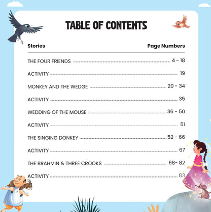 Lil Legends Timeless Tales of Panchatantra for Kids | 5 Short Bedtime Stories | Stories of Wit and Wisdom | Moral Story Book in English | Age 3+ Years 