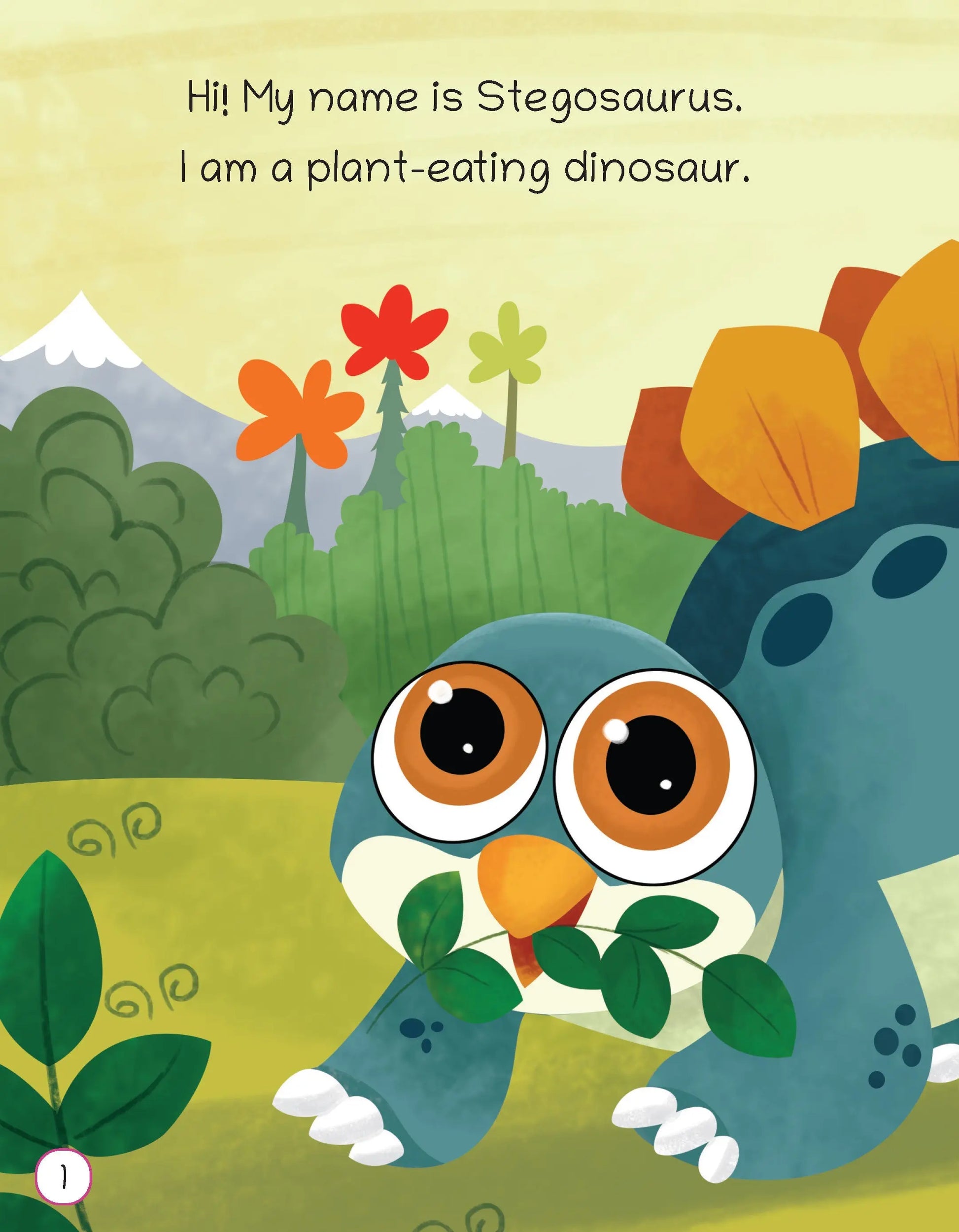 Lil Legends Padded Board Book for Kids | I am a Stegosaurus | Illustrated Dinosaur Book for Toddlers | Durable Early Learning Book | Age 2–5 Years | Padded Cover Edition 
