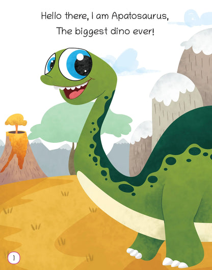 Lil Legends Padded Board Book for Kids | I am an Apatosaurus | Illustrated Dinosaur Book for Toddlers | Thick Pages & Bright Illustrations | Age 2–5 Years | Padded Cover Edition